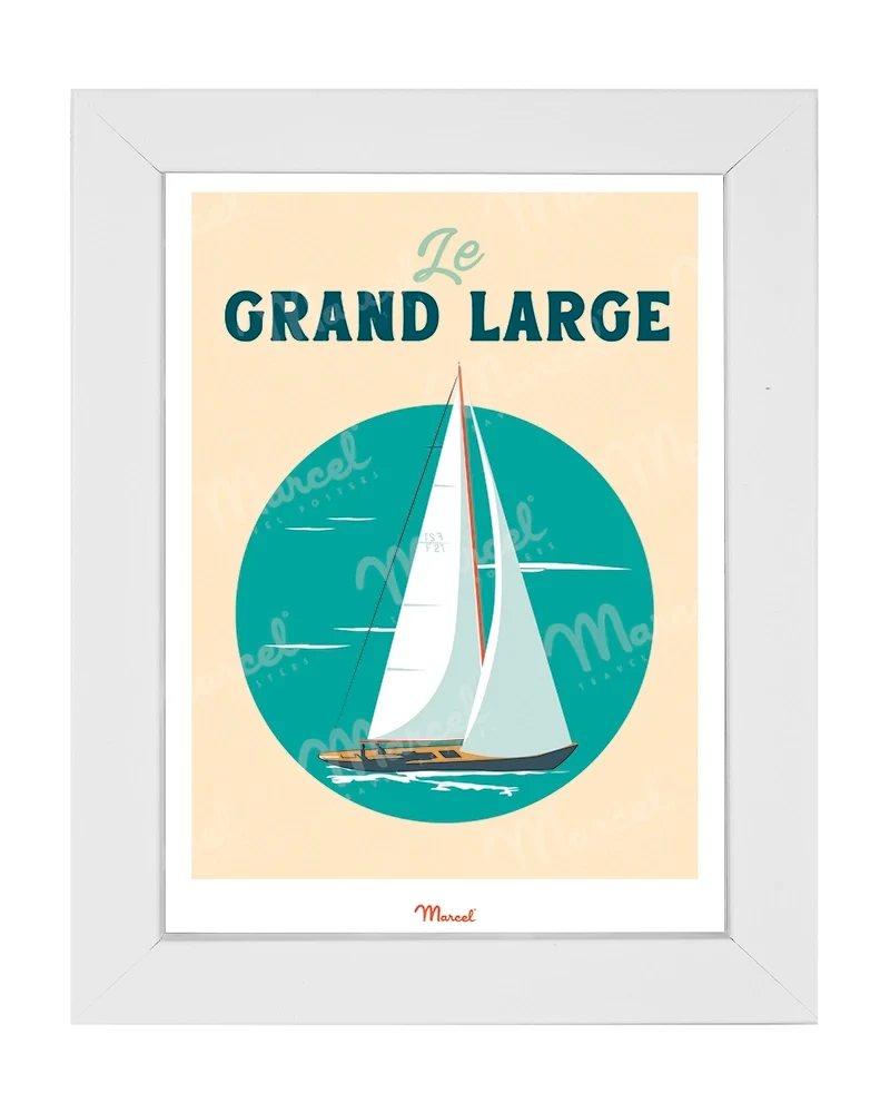Carte postale Travel Color "Le Grand Large en bateau à voile"