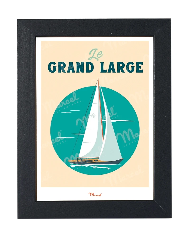 Carte postale Travel Color "Le Grand Large en bateau à voile"
