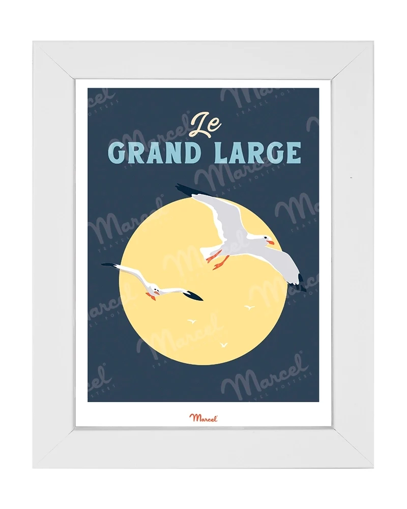 Carte postale Travel Color "Le Grand Large Mouette"