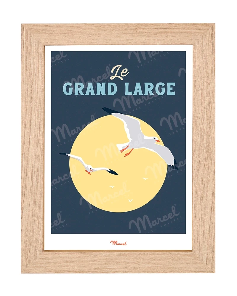 Carte postale Travel Color "Le Grand Large Mouette"