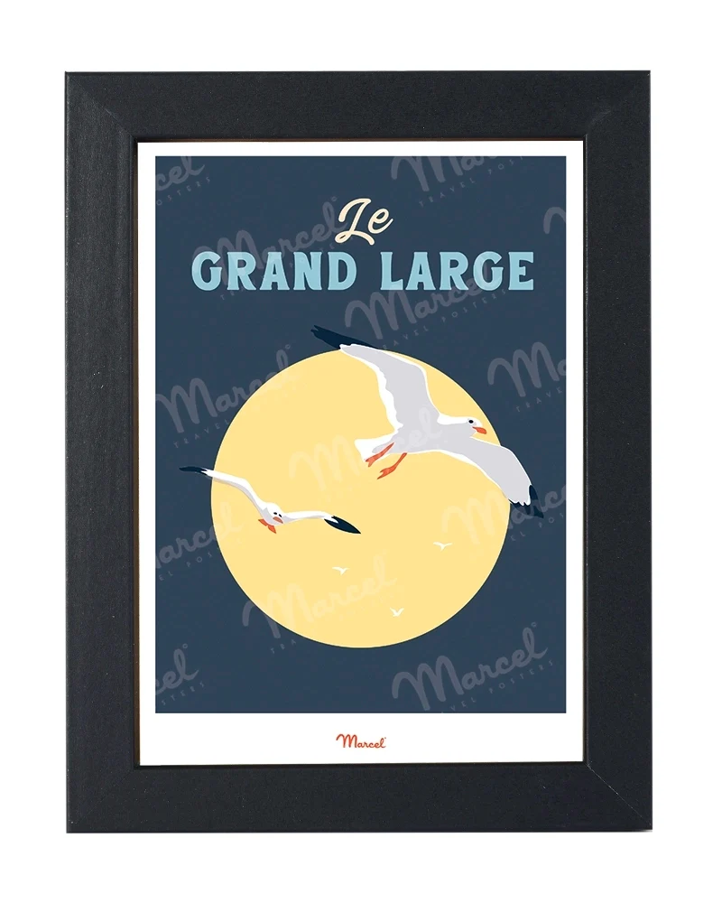 Carte postale Travel Color "Le Grand Large Mouette"