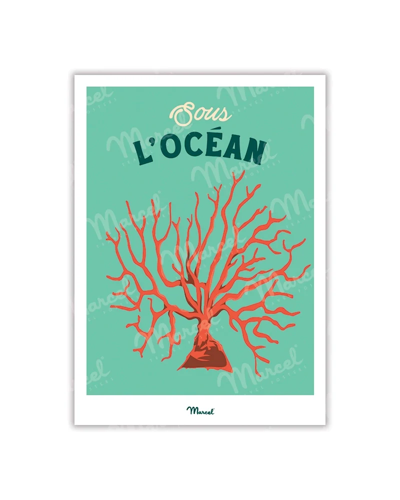 Carte postale Travel Color "Sous l'Océan"