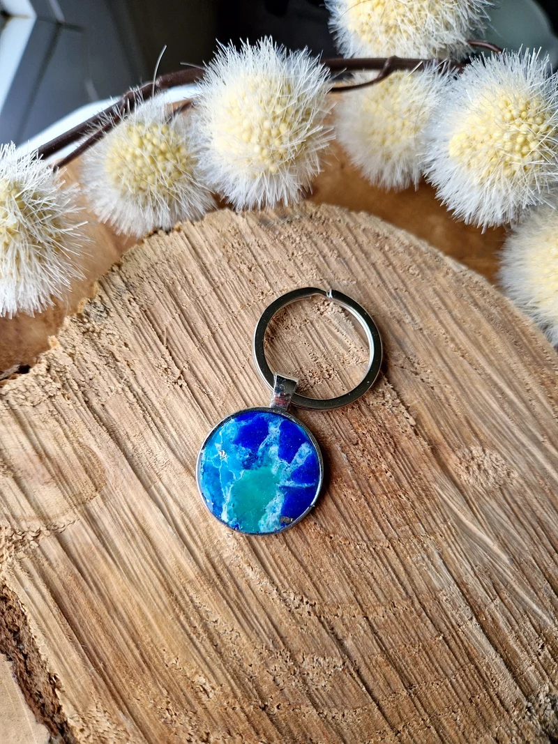 Porte clé "Lagon 🩵💚💙"