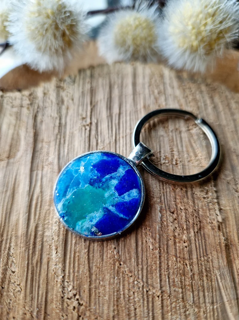 Porte clé "Lagon 🩵💚💙"