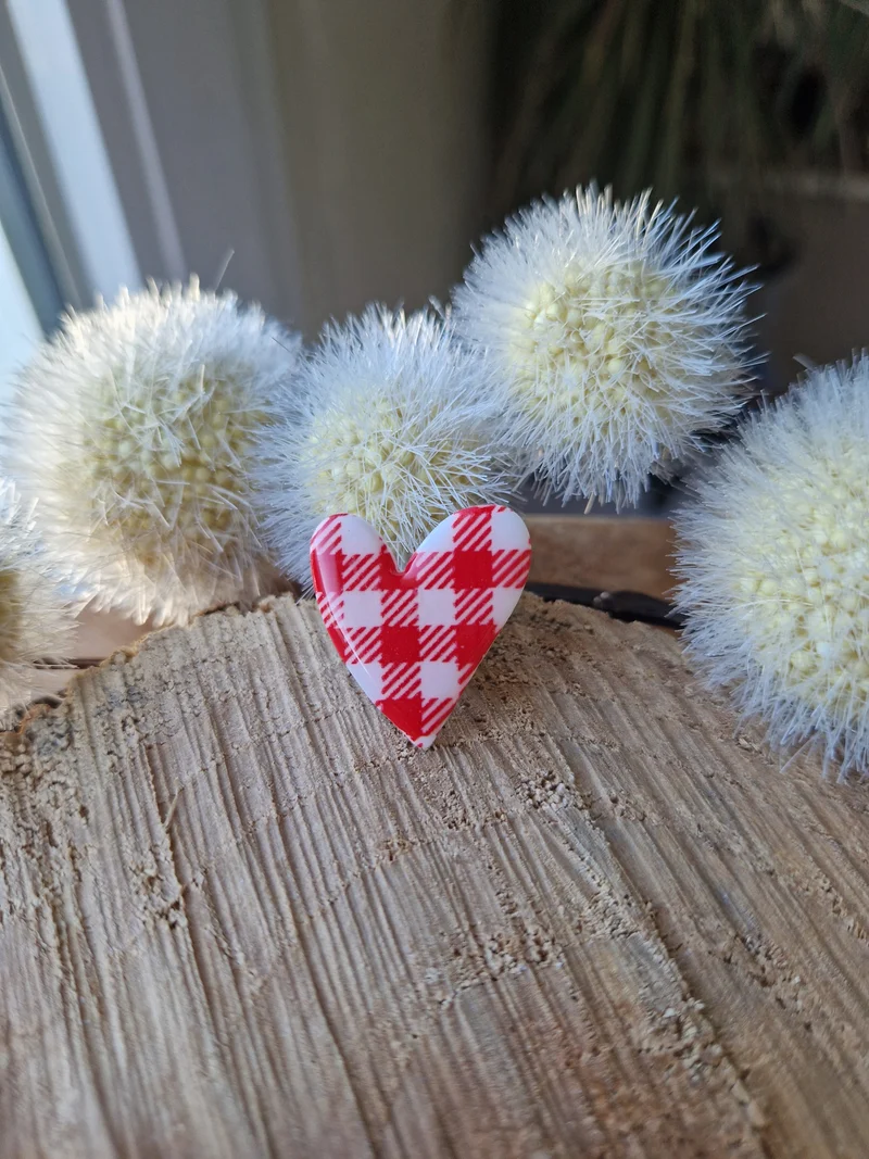 Pins coeur Vichy ❤️