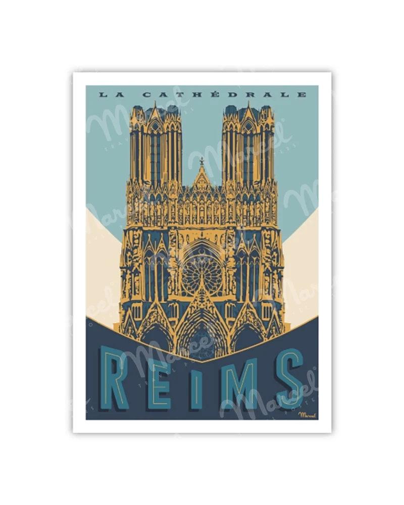 Carte Postale REIMS "La Cathédrale"