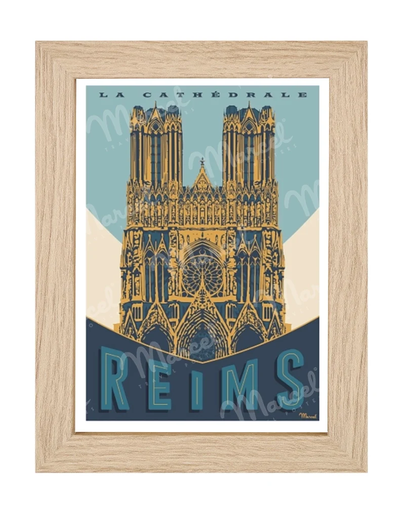 Carte Postale REIMS "La Cathédrale"