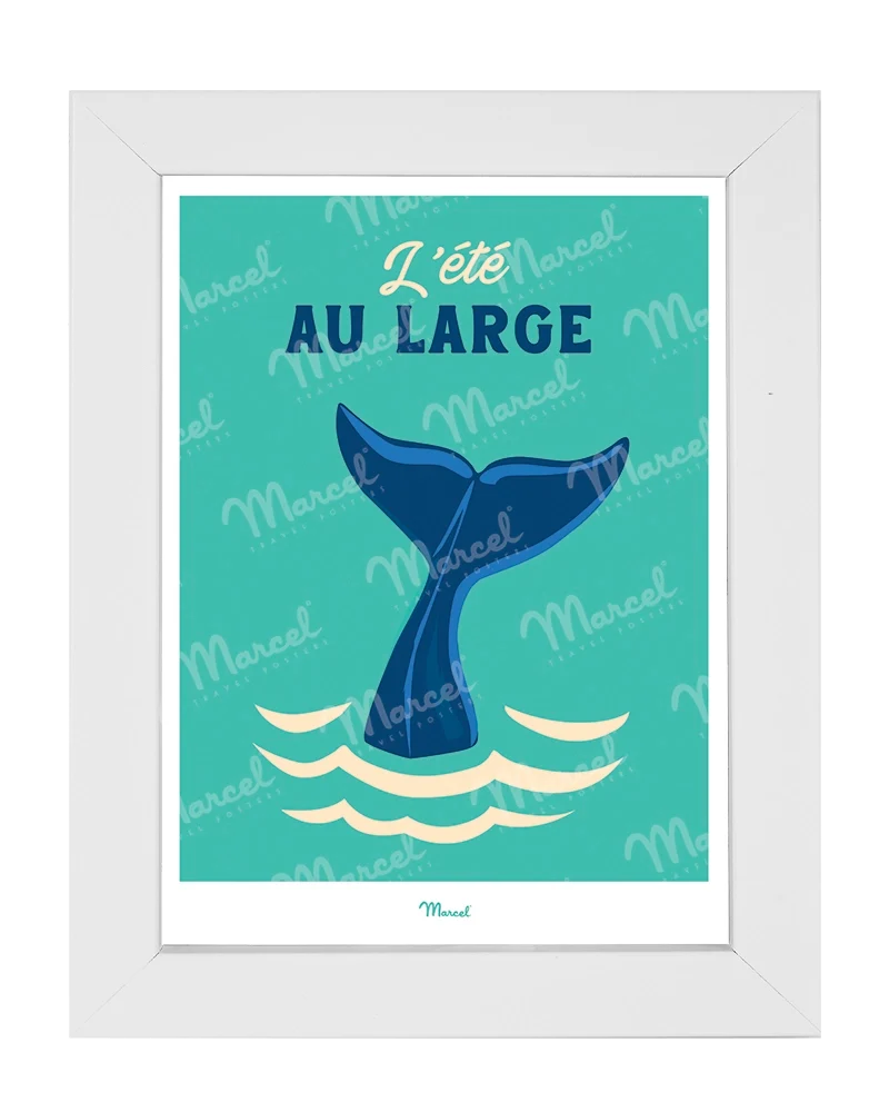 Carte postale Travel Color "Baleine"