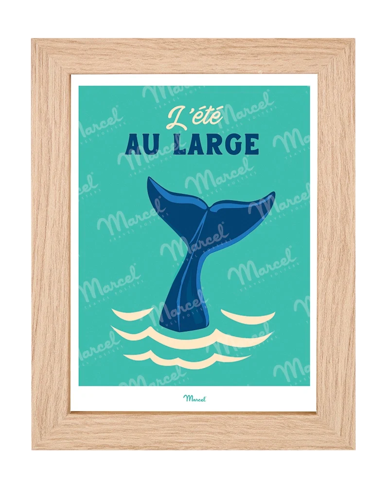 Carte postale Travel Color "Baleine"
