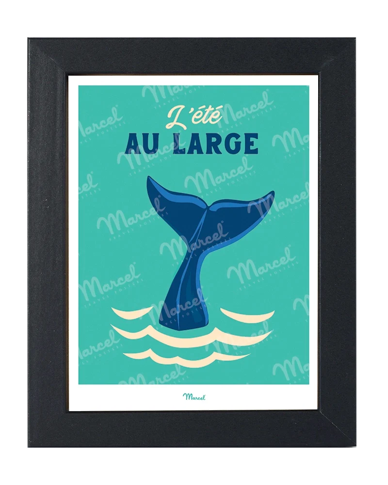 Carte postale Travel Color "Baleine"