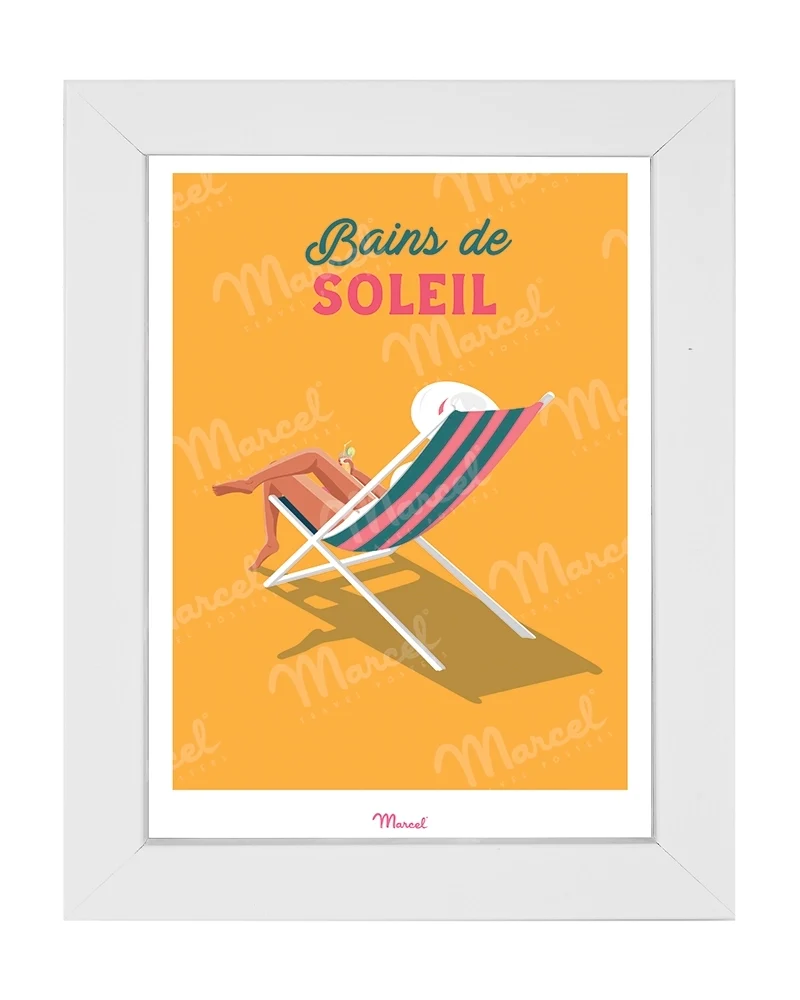 Carte postale Travel Color "Bains de Soleil"