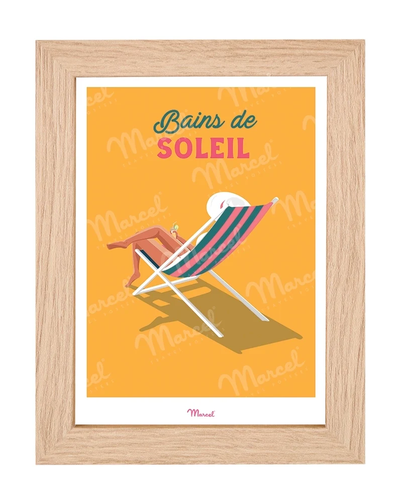 Carte postale Travel Color "Bains de Soleil"