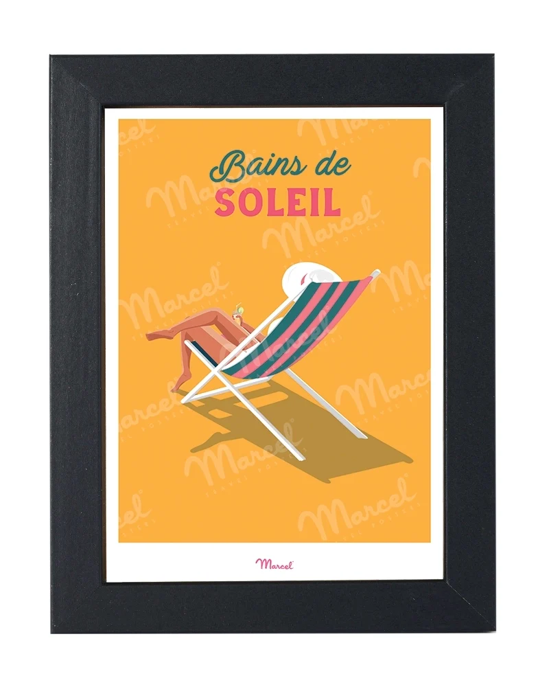 Carte postale Travel Color "Bains de Soleil"