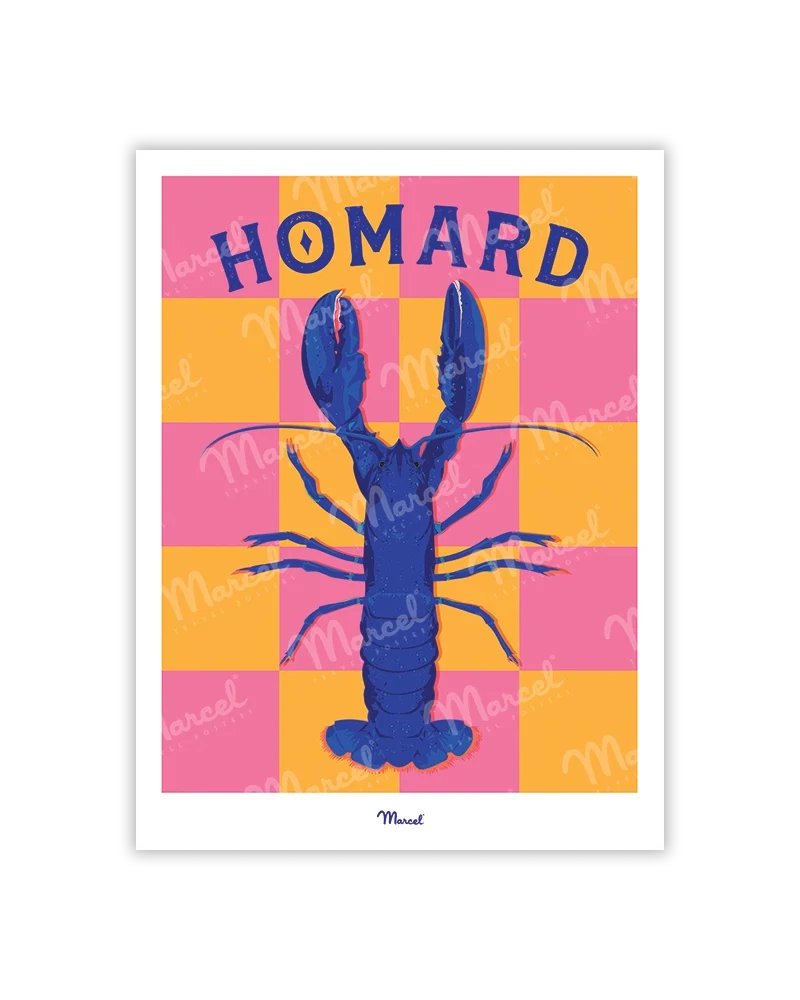 Carte postale Travel Color "Homard"