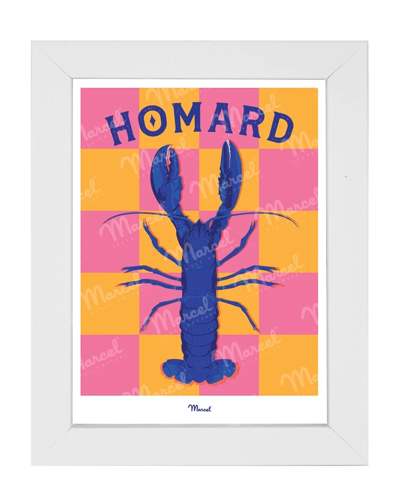 Carte postale Travel Color "Homard"