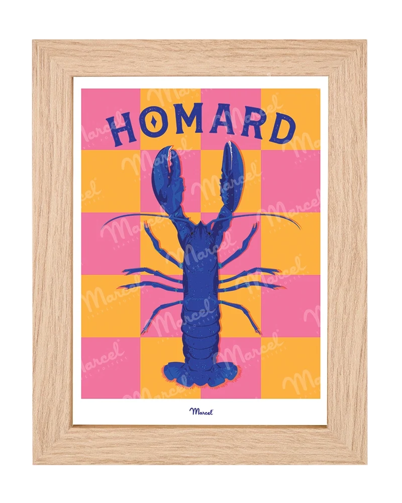 Carte postale Travel Color "Homard"