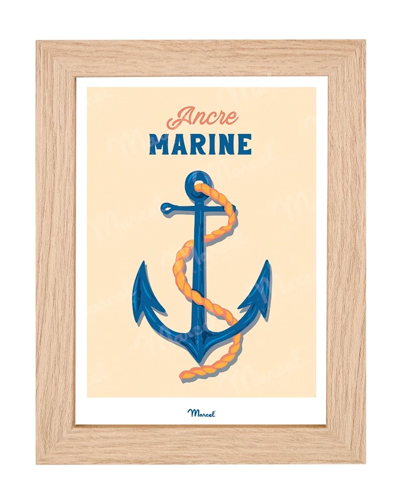 Carte postale Travel Color "Ancre Marine"