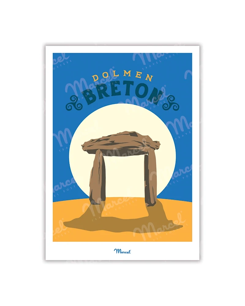 Carte postale Travel Color "Dolmen Breton"