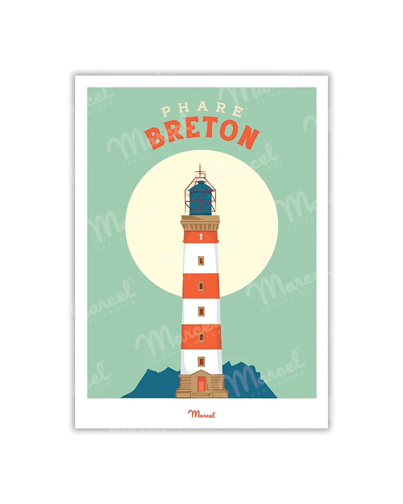Carte postale Travel Color "Phare Breton"