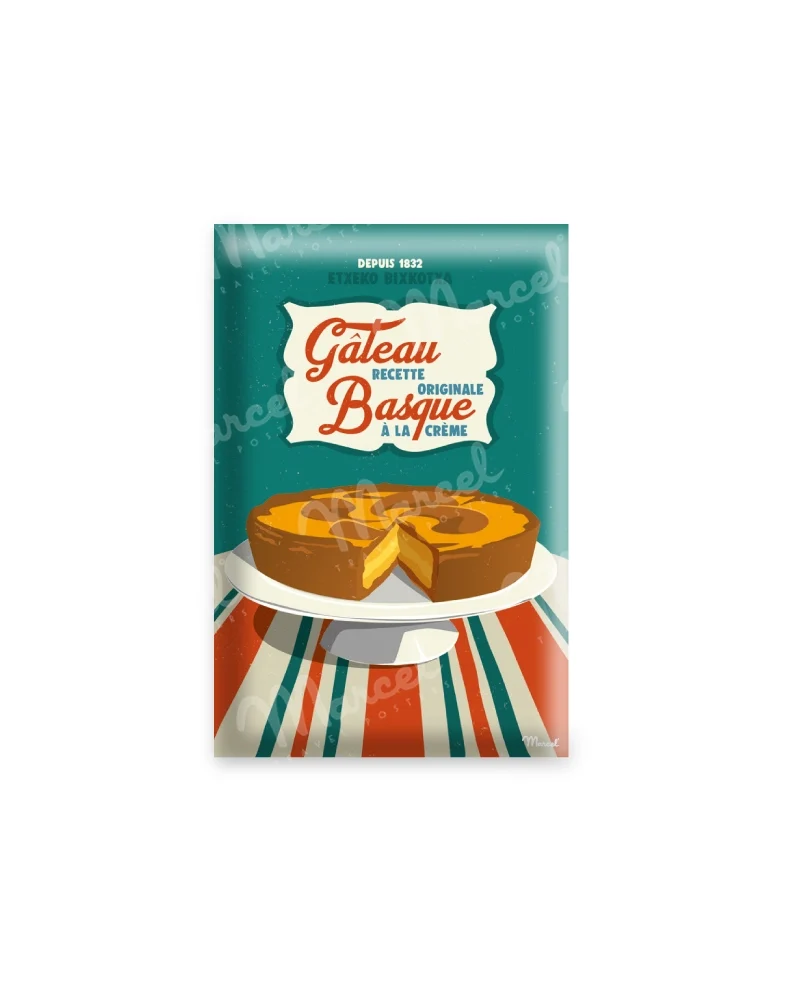 Magnet "Gâteau Basque"