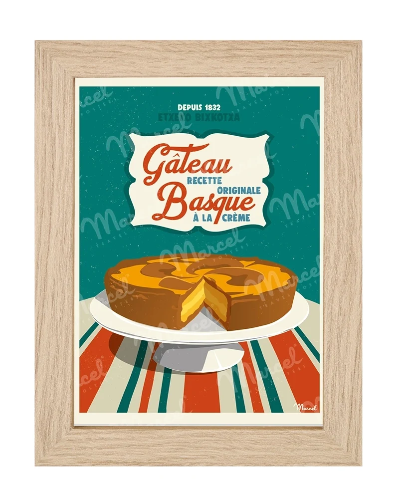 Carte Postale "Gâteau Basque"