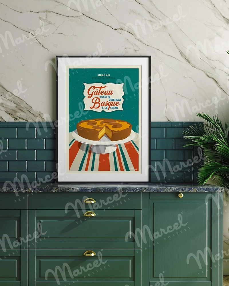 Affiche "Gâteau Basque"