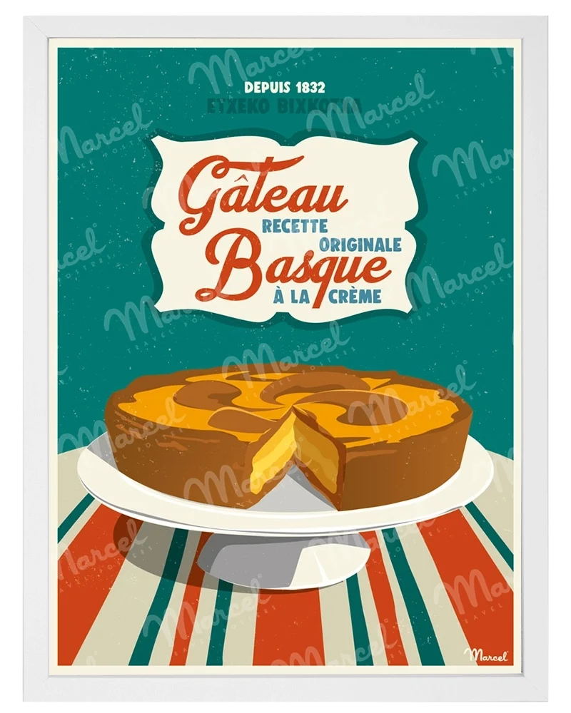 Affiche "Gâteau Basque"
