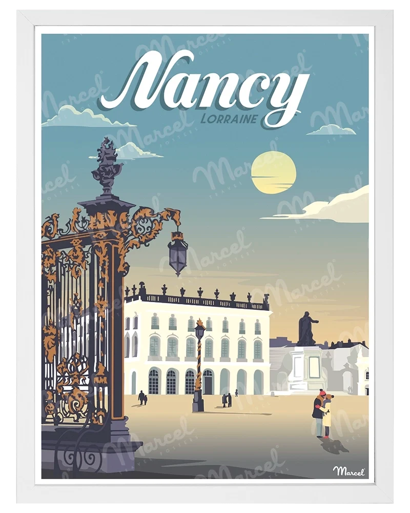 Affiche NANCY "Place Stanislas"