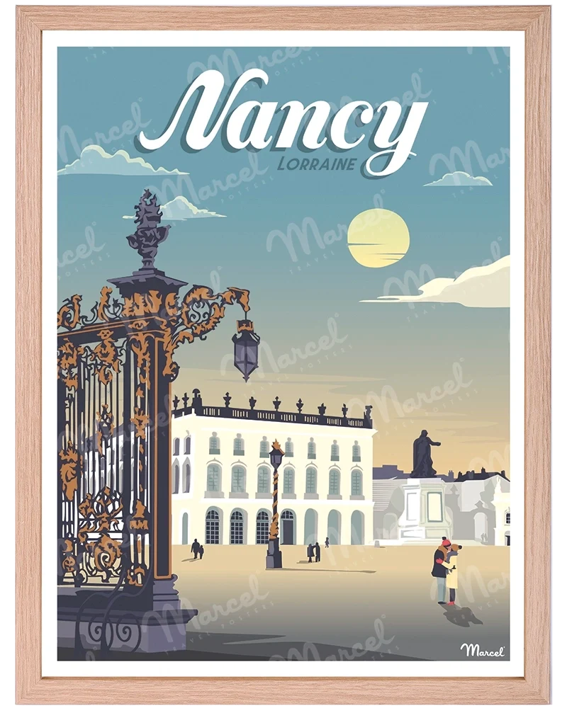 Affiche NANCY "Place Stanislas"