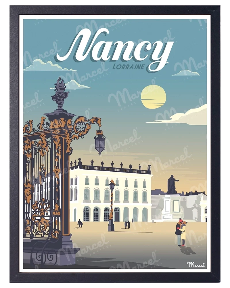 Affiche NANCY "Place Stanislas"