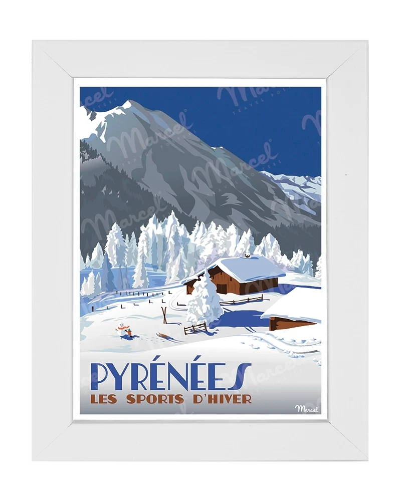 Carte Postale LES PYRÉNÉES "Chalets d'Altitude"