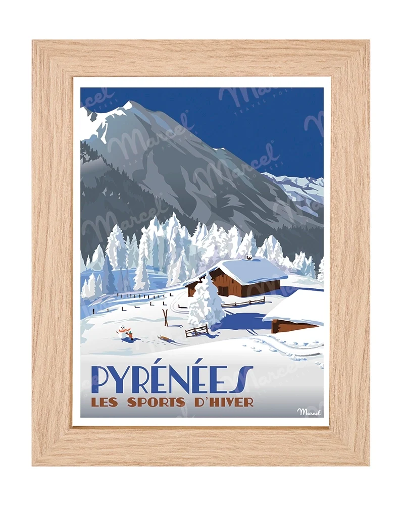 Carte Postale LES PYRÉNÉES "Chalets d'Altitude"