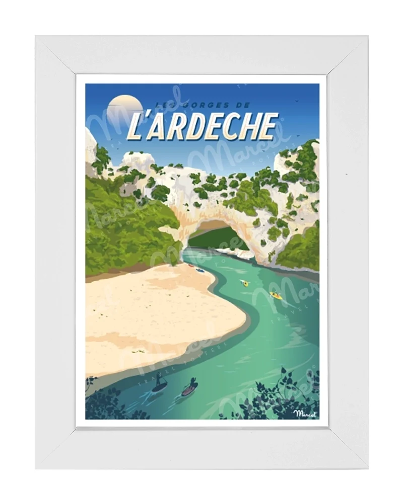 Carte Postale "Les Gorges de l’ARDÈCHE"