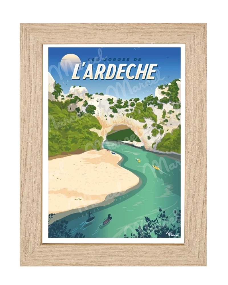 Carte Postale "Les Gorges de l’ARDÈCHE"
