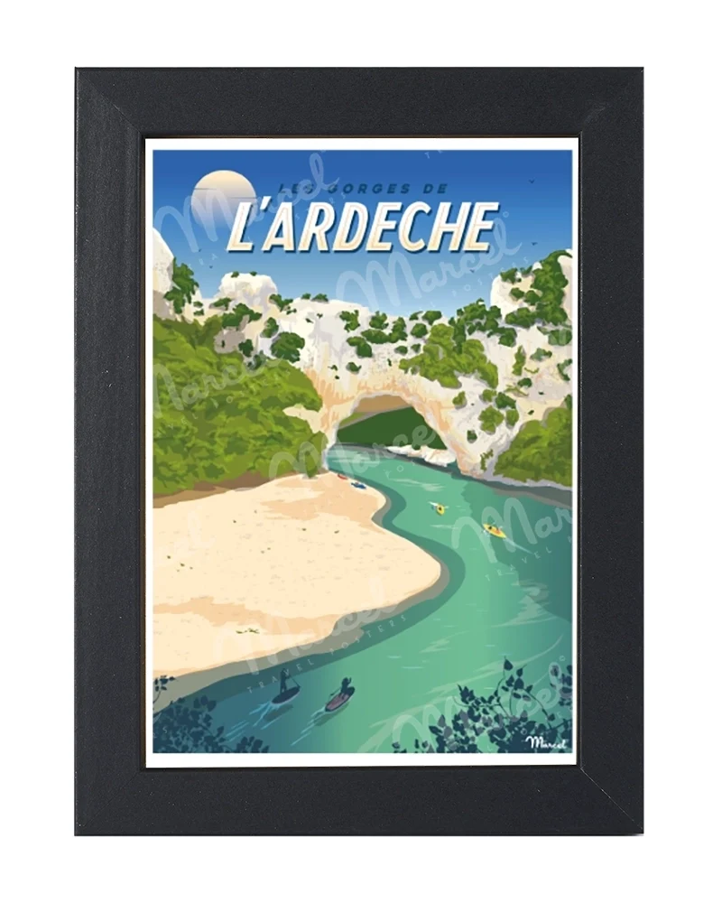 Carte Postale "Les Gorges de l’ARDÈCHE"