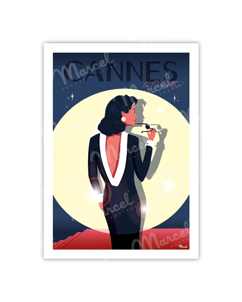 Carte Postale CANNES "La Croisette Glamour"