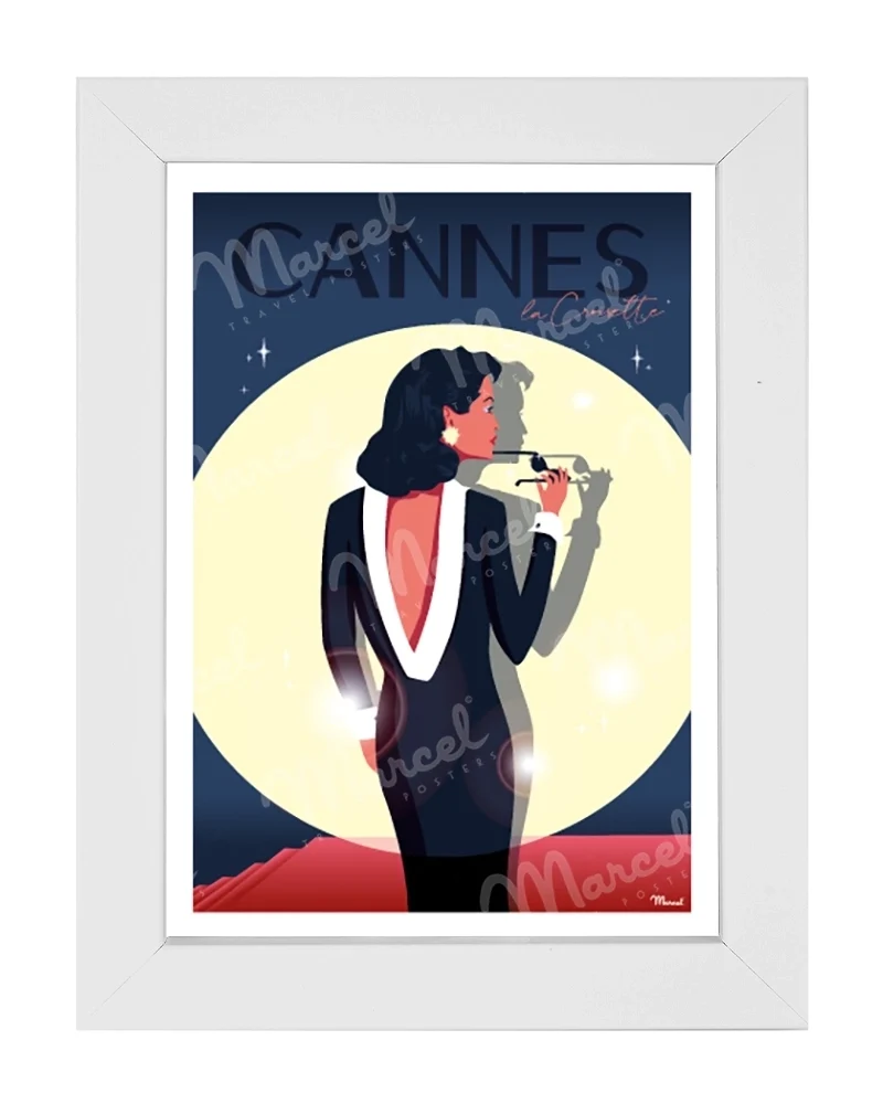 Carte Postale CANNES "La Croisette Glamour"