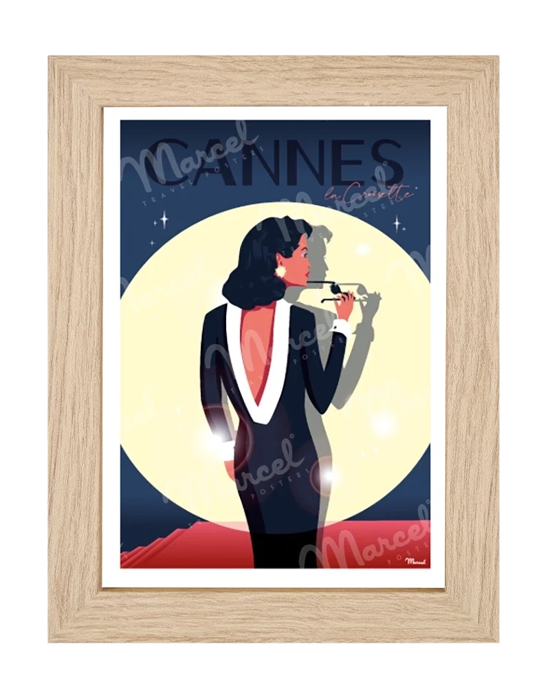 Carte Postale CANNES "La Croisette Glamour"