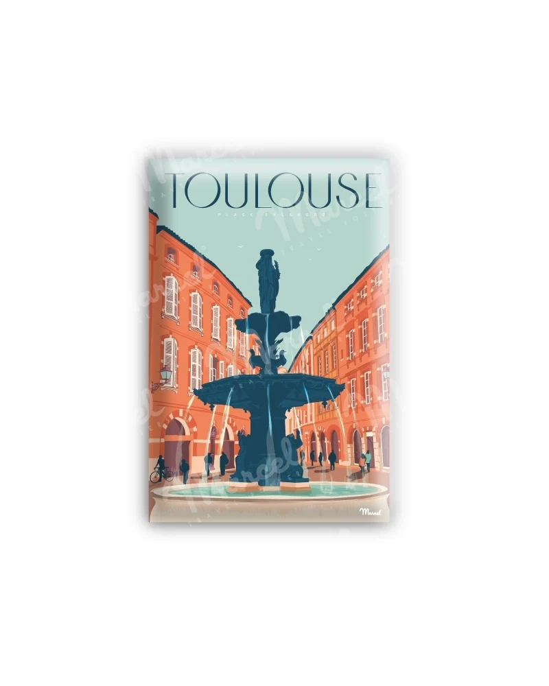Magnet TOULOUSE "Place Salengro"