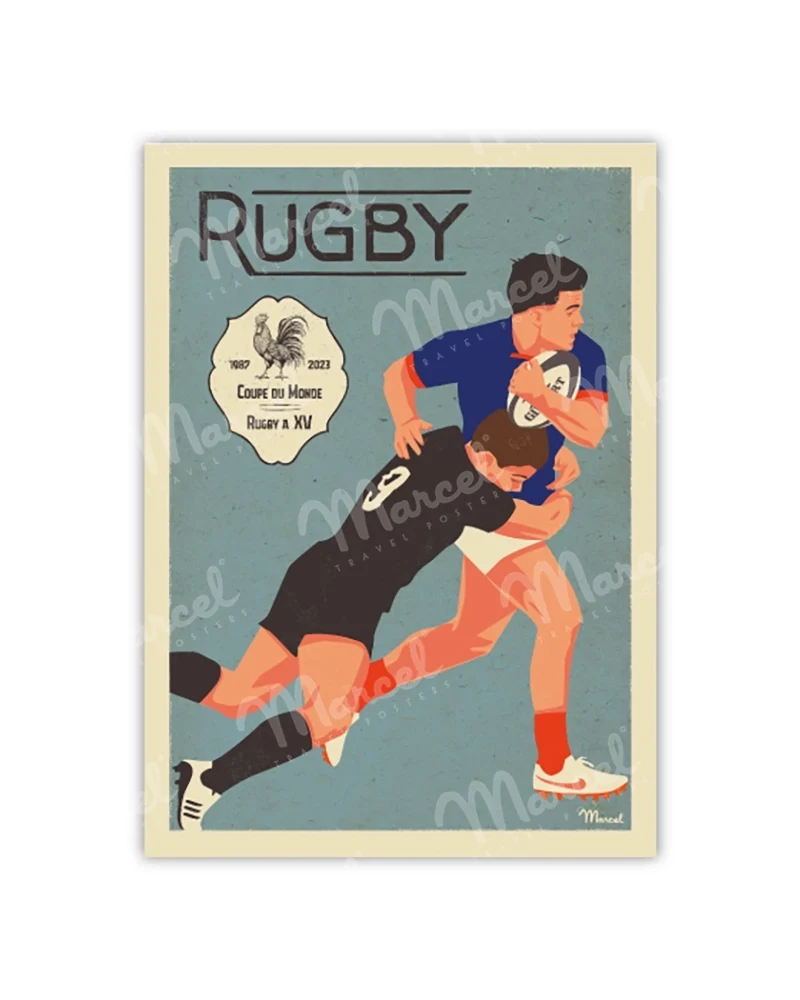 Carte Postale "Rugby 2023"