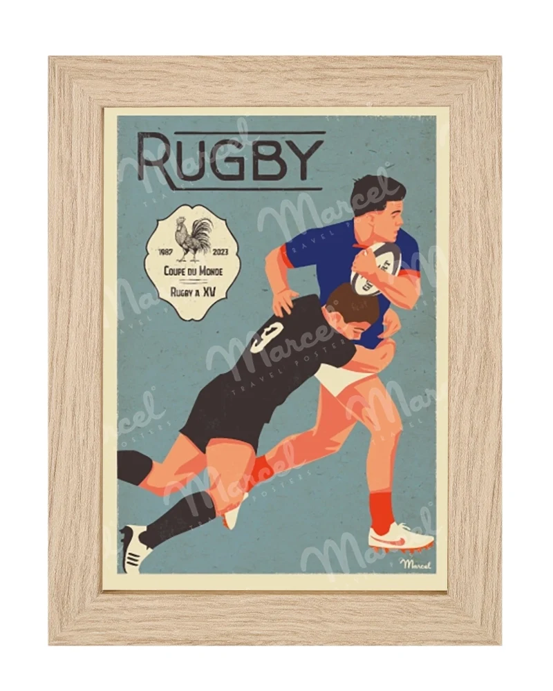 Carte Postale "Rugby 2023"