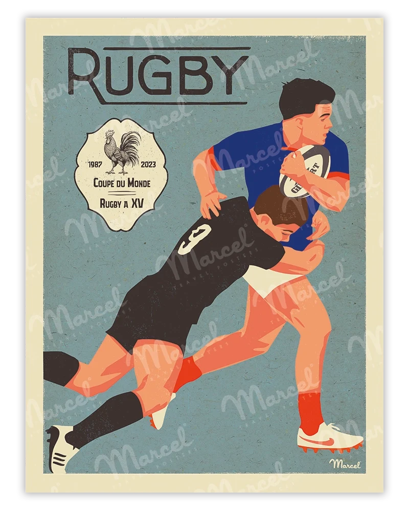Affiche "Rugby 2023"