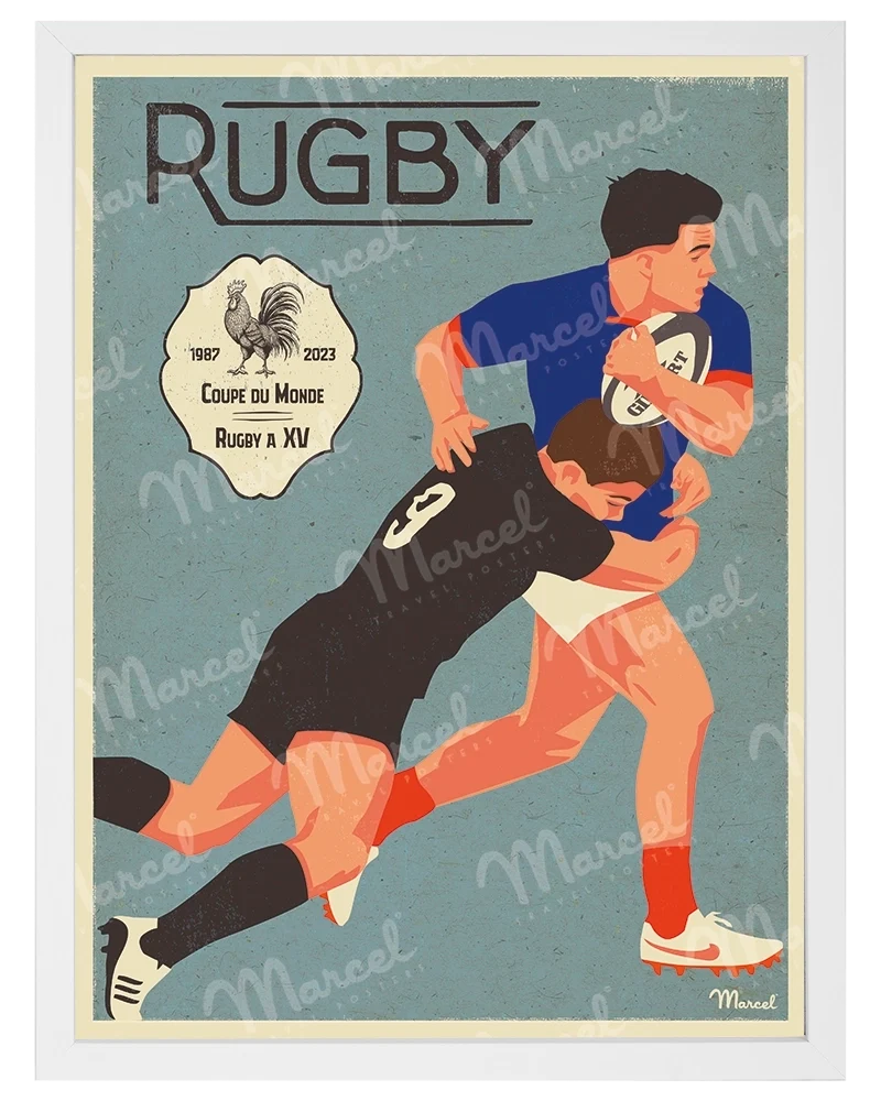 Affiche "Rugby 2023"