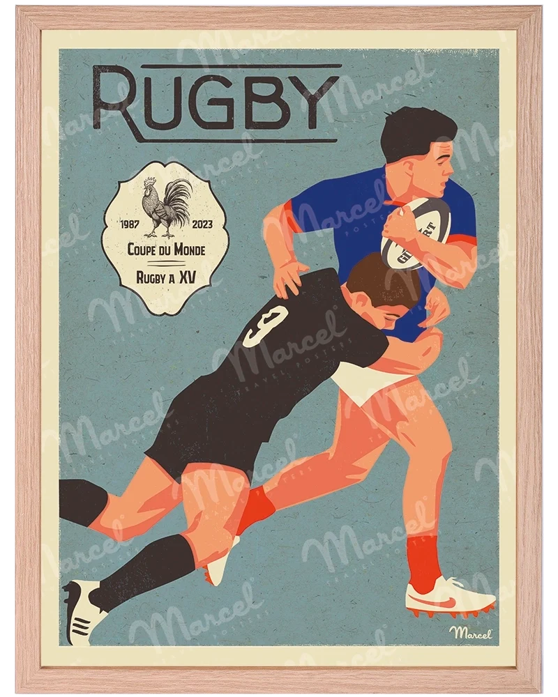 Affiche "Rugby 2023"
