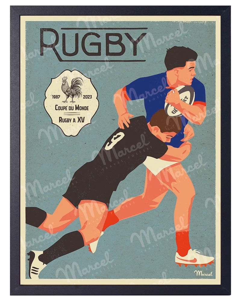 Affiche "Rugby 2023"