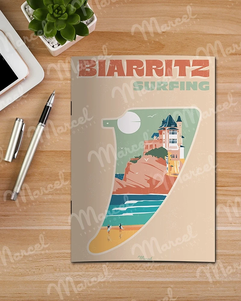 Carnet de Notes A5 48 pages BIARRITZ "Fin Story"