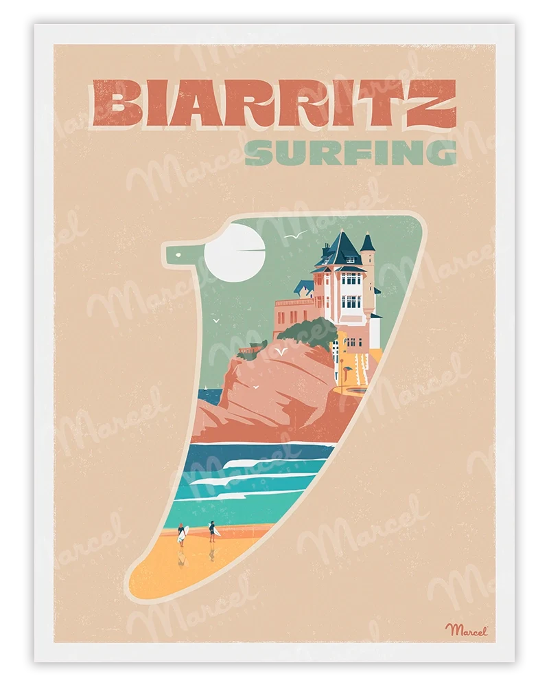 Affiche BIARRITZ "Fin Story"