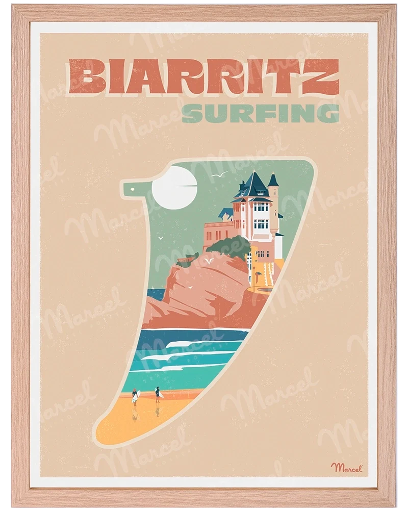 Affiche BIARRITZ "Fin Story"