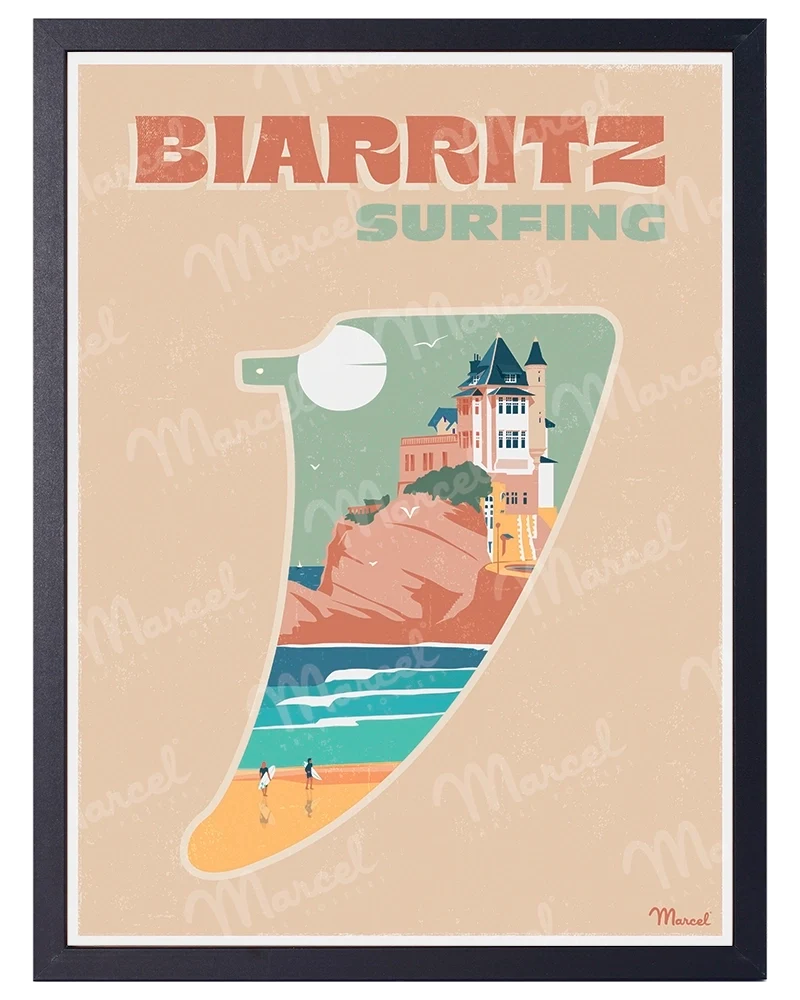 Affiche BIARRITZ "Fin Story"