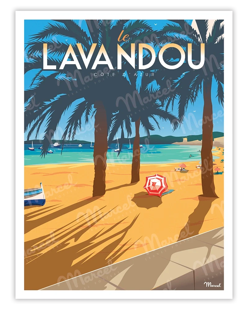 Affiche LE LAVANDOU